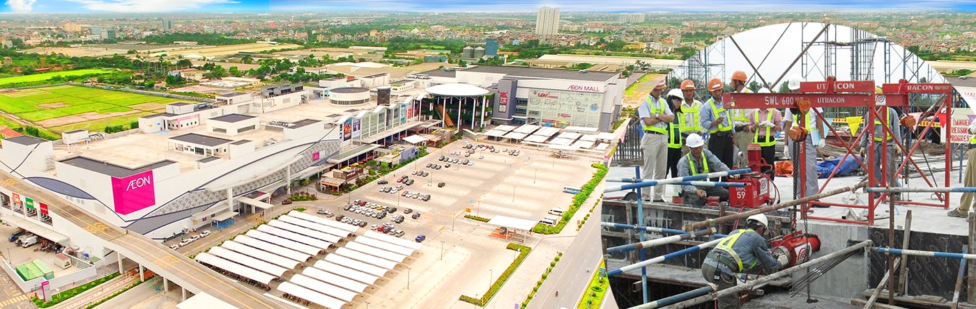 Post-tensioning Projects - AEON MALL LONG BIEN